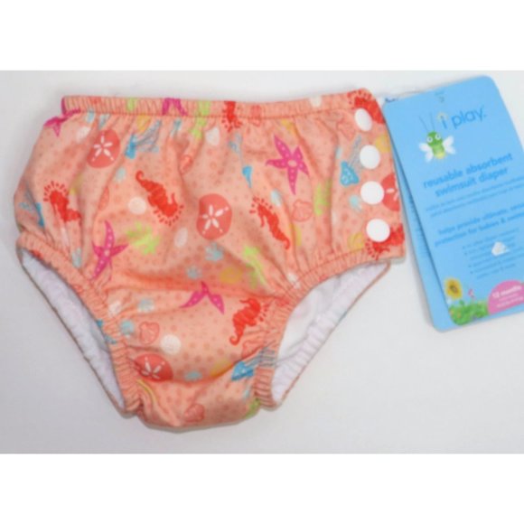 i play Reusable Absorbent Swimsuit Diaper 12 Months - Picture 1 of 8